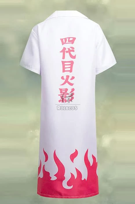 Naruto Yondaime Hokage Namikaze Minato White Cloak For Male And Female 3 Naruto Yondaime Hokage Namikaze Minato White Cloak For Male And Female - Image 3