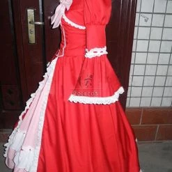 Lovely Princess Red Sweet Grace Black Bulter Elizabeth Cosplay Costume -Anime Costumes store online 09