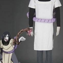 Naruto Orochimaru Kimono Cosplay Costume 1th Generation Hardcover For Fale And Female