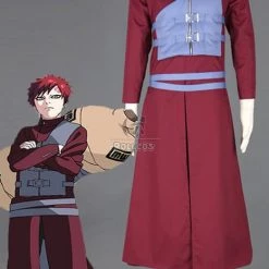 Naruto Gaara Cosplay Costumes 7th Generations Transmission Blast Purple Vest And Belt