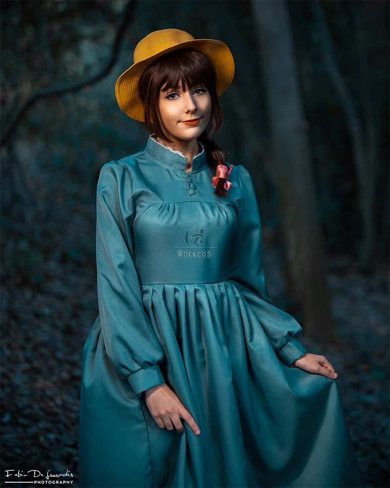 Howl's Moving Castle Sophie Hatter Cosplay Costume 2 Howl's Moving Castle Sophie Hatter Cosplay Costume - Image 2