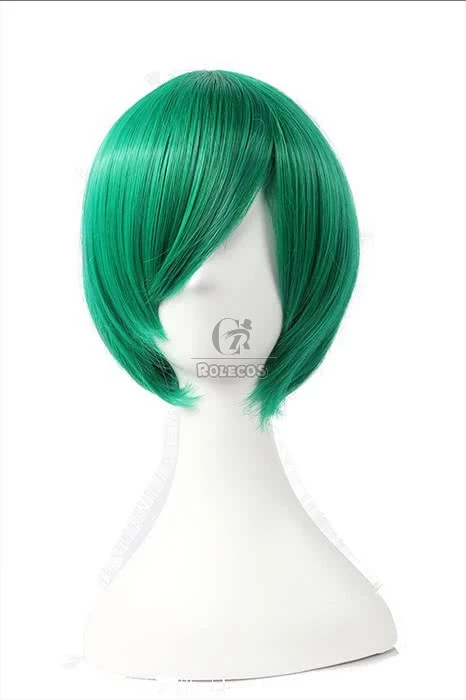 30cm Green Straight Hitman Reborn Fran Cosplay Wig 2 30cm Green Straight Hitman Reborn Fran Cosplay Wig - Image 2