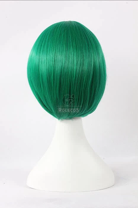 30cm Green Straight Hitman Reborn Fran Cosplay Wig 4 30cm Green Straight Hitman Reborn Fran Cosplay Wig - Image 4