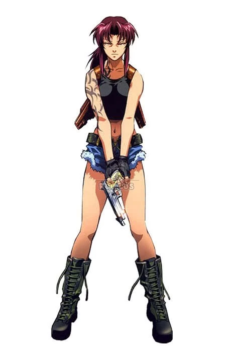 Black Lagoon Revy Cosplay Costume 2 Black Lagoon Revy Cosplay Costume - Image 2