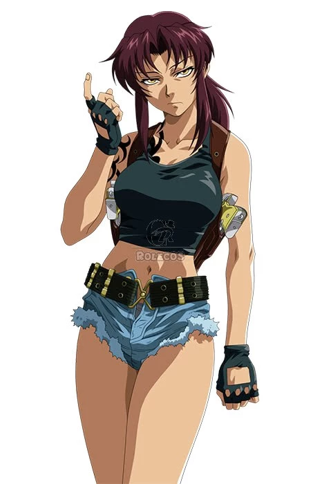 Black Lagoon Revy Cosplay Costume 3 Black Lagoon Revy Cosplay Costume - Image 3