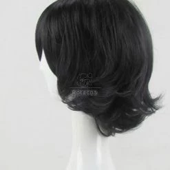 35cm Black Curly Hitman Reborn Ranbo Cosplay Wig 6 35cm Black Curly Hitman Reborn Ranbo Cosplay Wig -Anime Costumes store online 1190
