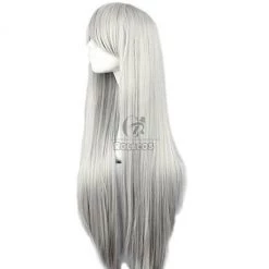 80cm Sliver White Straight Hitman Reborn Superbi Squalo Cosplay Wig -Anime Costumes store online 1195