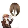 30CM Gintama Okita Sougo Short Dark Brown Cosplay Wigs