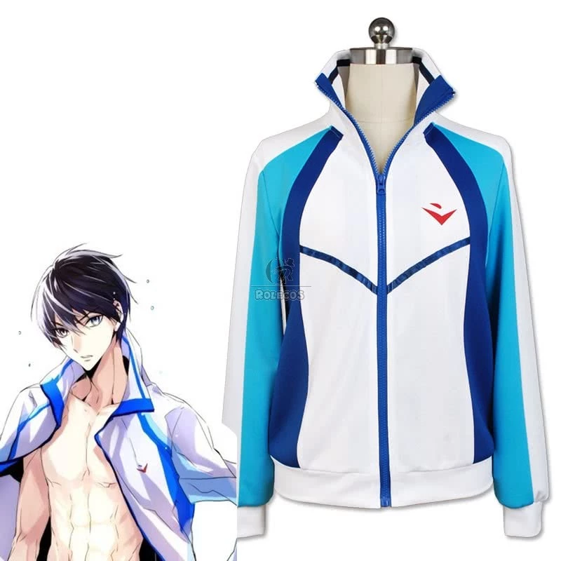 Free! Haruka Nanase Cosplay Coat Costume 1 Free! Haruka Nanase Cosplay Coat Costume