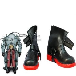 Fullmetal Alchemist Edward Elric Cosplay Boots Shoes Custom Made
