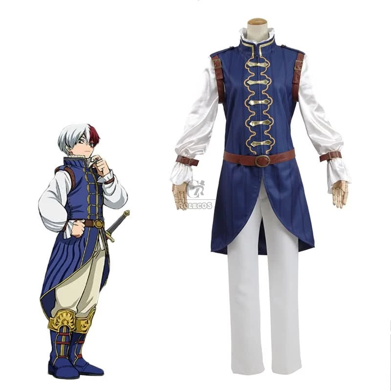 BNHA MHA Shōto Todoroki Anime Cosplay Costume Full Sets 1 BNHA MHA Shōto Todoroki Anime Cosplay Costume Full Sets