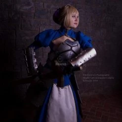 Fate Stay Saber Night Rin Deep Blue Dress Cosplay Costume 9 Fate Stay Saber Night Rin Deep Blue Dress Cosplay Costume -Anime Costumes store online 11 79
