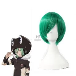30cm Green Straight Hitman Reborn Fran Cosplay Wig