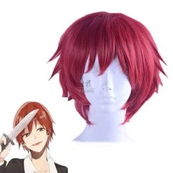 Assassination Classroom Karma Akabane Red Short Cosplay Wig