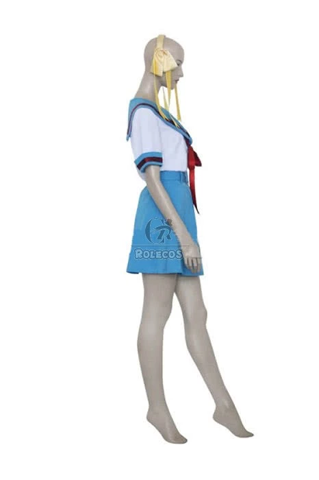 The Melancholy of Haruhi Suzumiya Asahina Mikuru Uniform Cosplay Costume 2 The Melancholy of Haruhi Suzumiya Asahina Mikuru Uniform Cosplay Costume - Image 2