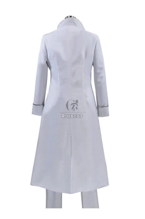 K Project Silver King Isana Yashiro White Cosplay Costume 2 K Project Silver King Isana Yashiro White Cosplay Costume - Image 2