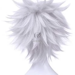35cm Silver Gray Short Gintama Sakata Gintoki Cosplay Wig 10 35cm Silver Gray Short Gintama Sakata Gintoki Cosplay Wig -Anime Costumes store online 148 1