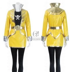 Kaizoku Sentai Gokaiger Yellow Cosplay Costumes