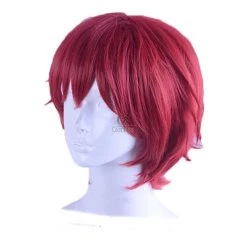 Assassination Classroom Karma Akabane Red Short Cosplay Wig -Anime Costumes store online 14 3 7