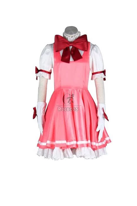 Cardcaptor Sakura Kinomoto Sakura Pink Dress Cosplay Costume 2 Cardcaptor Sakura Kinomoto Sakura Pink Dress Cosplay Costume - Image 2