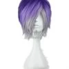 32cm Short Purple Gradient Diabolik Lovers Sakamaki Kanato Cosplay Wig