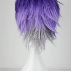 32cm Short Purple Gradient Diabolik Lovers Sakamaki Kanato Cosplay Wig -Anime Costumes store online 1734