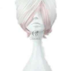 32cm Short Gradient White Diabolik Lovers Subaru Sakamaki Cosplay Wig