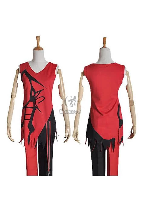 Amnesia Shin Black Mixed Red Suit Cosplay Costume 5 Amnesia Shin Black Mixed Red Suit Cosplay Costume - Image 5