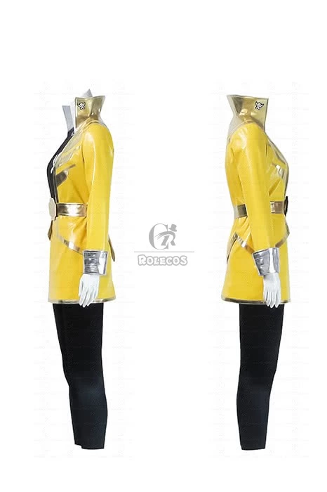 Kaizoku Sentai Gokaiger Yellow Cosplay Costumes 2 Kaizoku Sentai Gokaiger Yellow Cosplay Costumes - Image 2