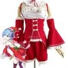 Re : Zero-Starting life in another World Rem Red Christmas Cosplay Costumes