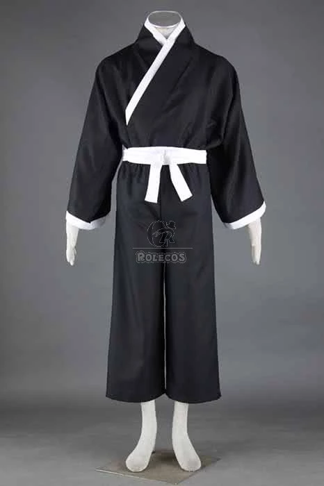 Bleach Gotei Thirteen Renji Abarai Lieutenant of the 6th Division Soul Reaper Kimono Cosplay Costumes 1 Bleach Gotei Thirteen Renji Abarai Lieutenant of the 6th Division Soul Reaper Kimono Cosplay Costumes