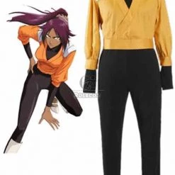 Bleach Yoruichi Shihōin The Secret Remote Squad Uniform Cosplay Costumes