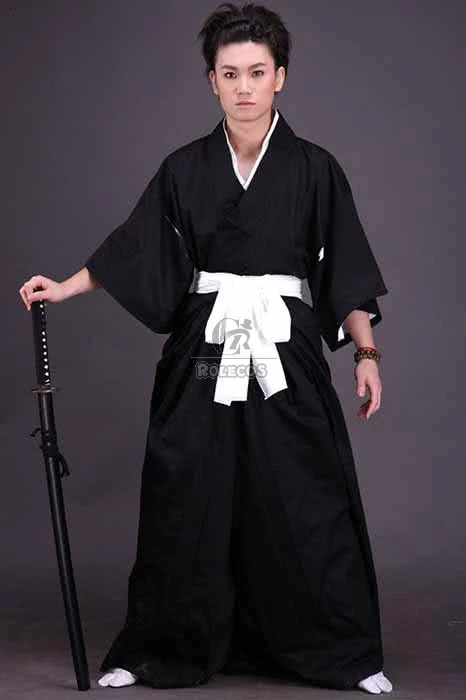 Bleach Soul Reaper Kimono Uniform Cosplay Costumes 1 Bleach Soul Reaper Kimono Uniform Cosplay Costumes