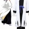 Bleach Gotei Thirteen Kaname Tōsen Captain of the 9th Division Soul Reaper Kimono Cosplay Costumes