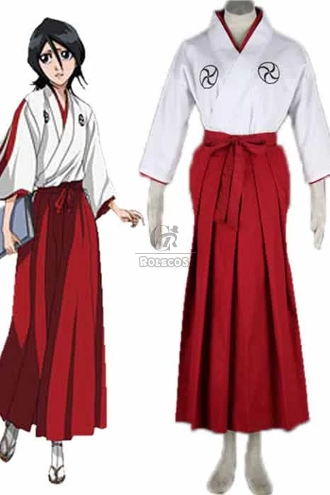 Bleach Soul Society Soul Reaper academy Girl's Kimono School Uniform Cosplay Costumes 1 Bleach Soul Society Soul Reaper academy Girl's Kimono School Uniform Cosplay Costumes