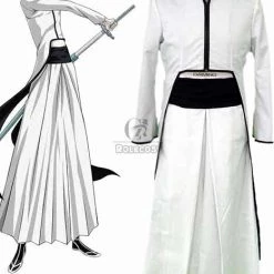 Bleach The Espadas No.4 Ulquiorra Schiffer Kimono Uniform Cosplay Costumes