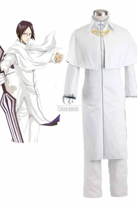 Bleach Uryū Ishida Soul Society Quincy Uniform Cosplay Costumes 1 Bleach Uryū Ishida Soul Society Quincy Uniform Cosplay Costumes