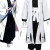 Bleach Gotei Thirteen Retsu Unohana Captain of the 4th Division Soul Reaper Kimono Cosplay Costumes