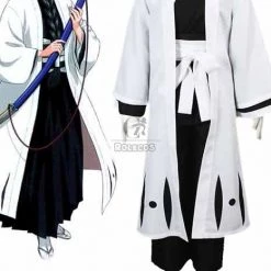 Bleach Gotei Thirteen Retsu Unohana Captain of the 4th Division Soul Reaper Kimono Cosplay Costumes