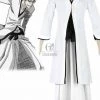 Bleach White Kurosaki Ichigo Bankai Kimono Uniform Cosplay Costumes