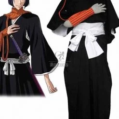 Bleach Yumichika Ayasegawa Soul Reaper Kimono Cosplay Costumes