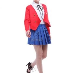Toradora! Tiger and Dragon Aisaka Taiga Red Uniform Cosplay Costumes -Anime Costumes store online 1 499