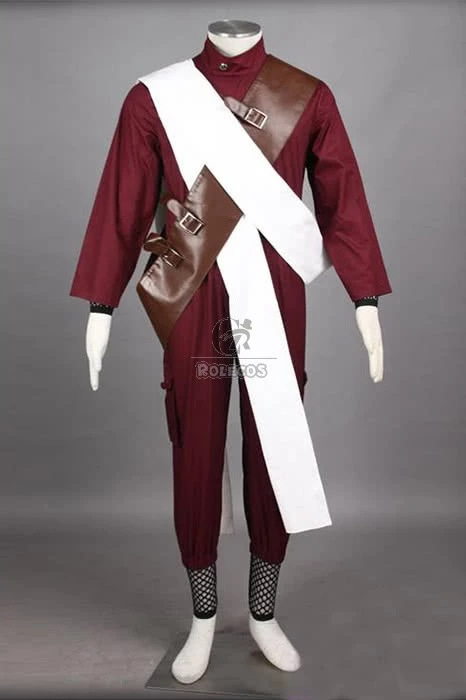 Naruto Gaara Cosplay Costumes Crimson 3th Generation 2 Naruto Gaara Cosplay Costumes Crimson 3th Generation - Image 2
