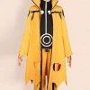 Yellow Suits Naruto Uzumaki Six fairy Nine Second-generation For Male And Female
