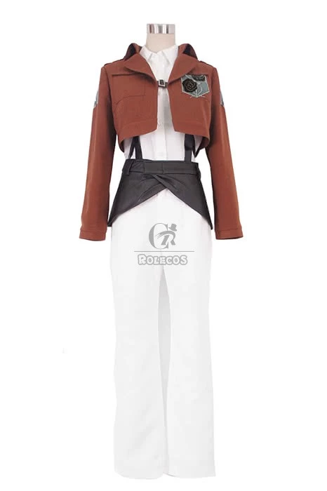 Attack On Titan Stationed Corps Rosa rugosa Uniform Cosplay Costme 1 Attack On Titan Stationed Corps Rosa rugosa Uniform Cosplay Costme