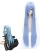 100cm Blue Straight Hitman Reborn Bluebell Cosplay Wig