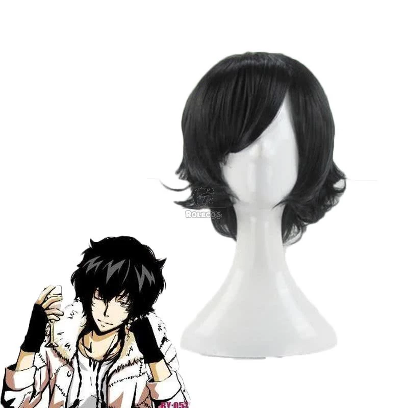35cm Black Curly Hitman Reborn Ranbo Cosplay Wig 1 35cm Black Curly Hitman Reborn Ranbo Cosplay Wig