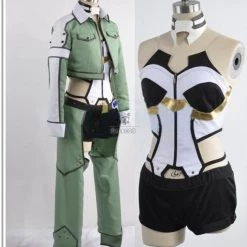 Hot Anime Sword Art Online Sinon Cosplay Costume Female Outfits -Anime Costumes store online 222 1