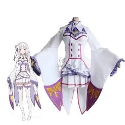Re: Life in a Different World from Zero Emilia Dresses Cosplay Costumes