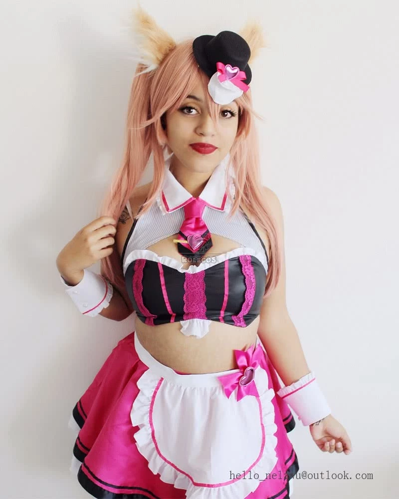 Fate Grand Order Tohsaka Rin Street Choco-Maid Game Cosplay Costumes 2 Fate Grand Order Tohsaka Rin Street Choco-Maid Game Cosplay Costumes - Image 2